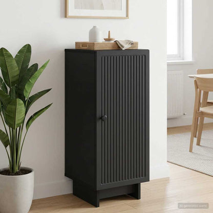 vidaXL Sideboard Black 33 x 34.5 x 90 cm Engineered Wood