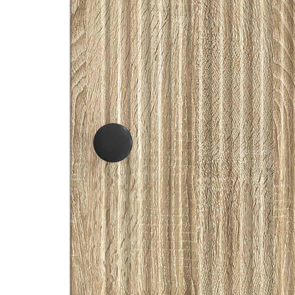 vidaXL Sideboard Sonoma Oak 33 x 34.5 x 90 cm Engineered Wood
