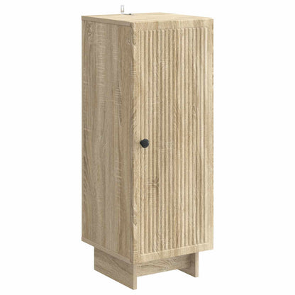 vidaXL Sideboard Sonoma Oak 33 x 34.5 x 90 cm Engineered Wood