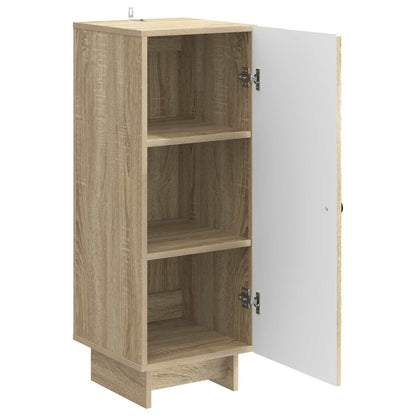 vidaXL Sideboard Sonoma Oak 33 x 34.5 x 90 cm Engineered Wood