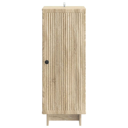 vidaXL Sideboard Sonoma Oak 33 x 34.5 x 90 cm Engineered Wood