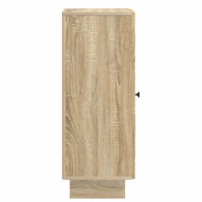 vidaXL Sideboard Sonoma Oak 33 x 34.5 x 90 cm Engineered Wood