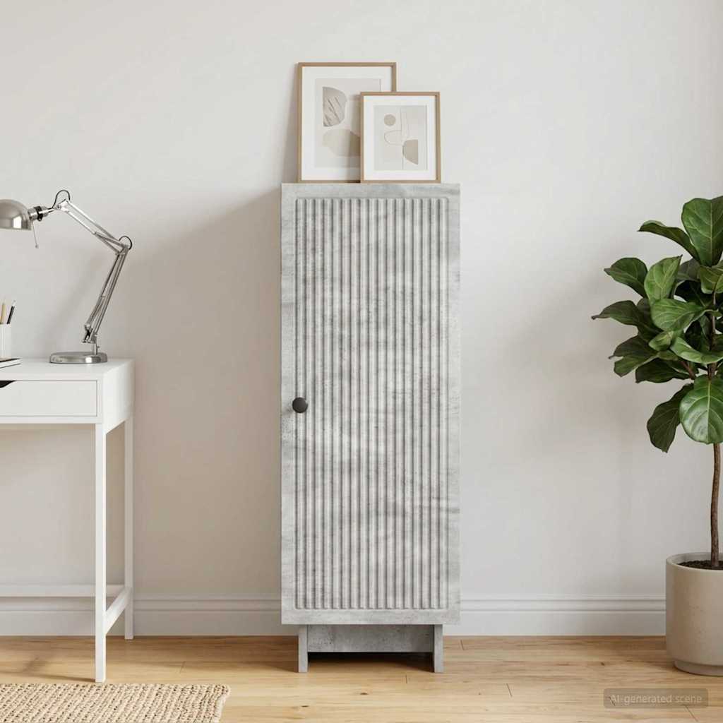 vidaXL Sideboard Concrete Grey 33 x 34.5 x 90 cm Engineered Wood