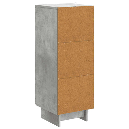 vidaXL Sideboard Concrete Grey 33 x 34.5 x 90 cm Engineered Wood