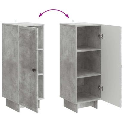 vidaXL Sideboard Concrete Grey 33 x 34.5 x 90 cm Engineered Wood