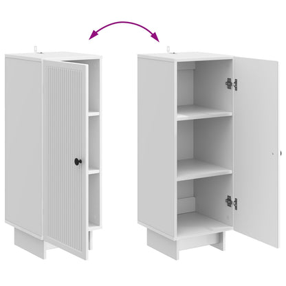vidaXL Sideboard High Gloss White 33 x 34.5 x 90 cm Engineered Wood