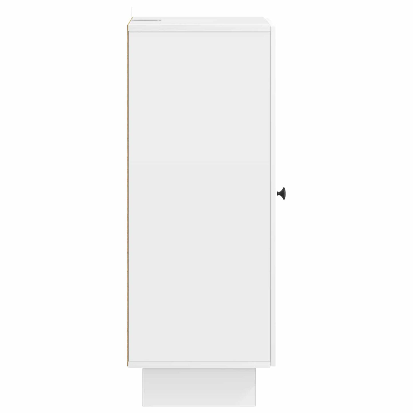 vidaXL Sideboard High Gloss White 33 x 34.5 x 90 cm Engineered Wood