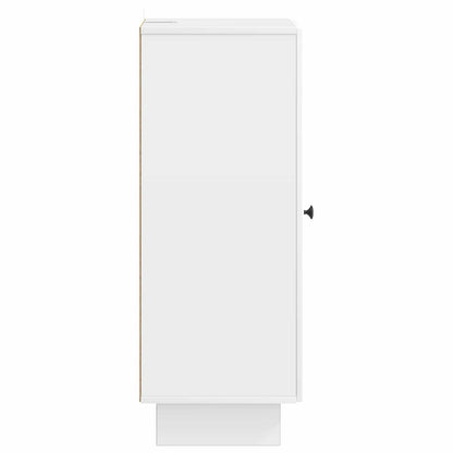 vidaXL Sideboard High Gloss White 33 x 34.5 x 90 cm Engineered Wood