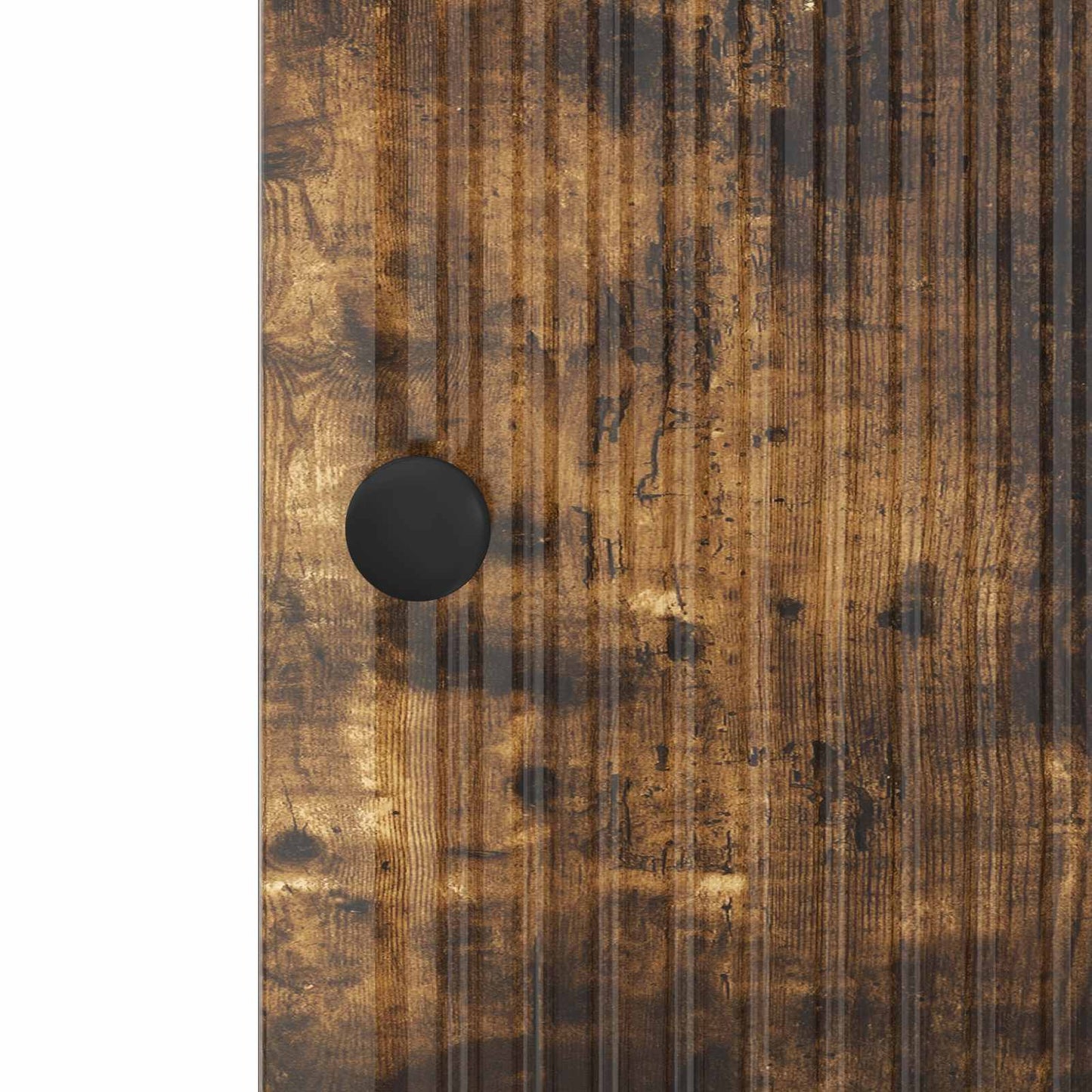 vidaXL Sideboard Smoked Oak 33 x 34.5 x 90 cm Engineered Wood