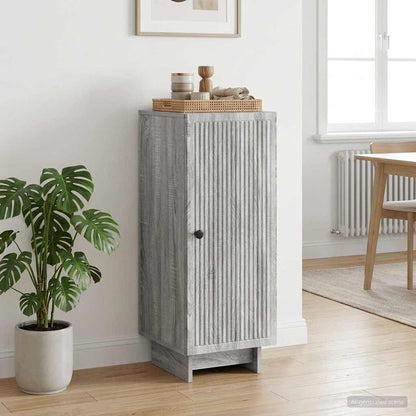 vidaXL Sideboard Grey Sonoma 33 x 34.5 x 90 cm Engineered Wood