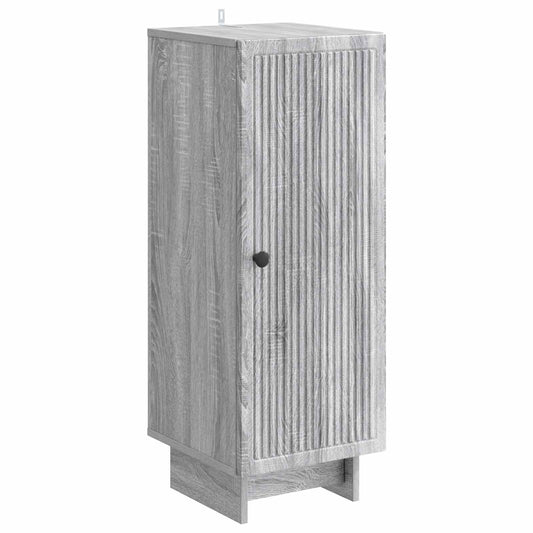 vidaXL Sideboard Grey Sonoma 33 x 34.5 x 90 cm Engineered Wood