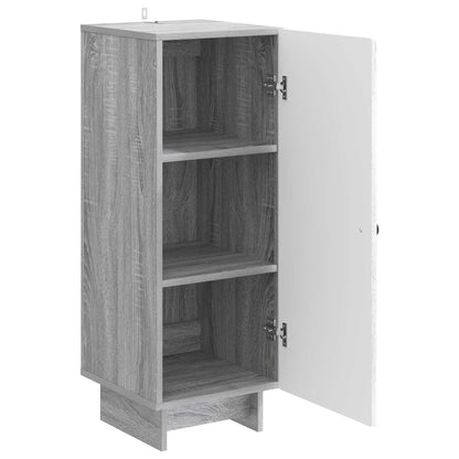 vidaXL Sideboard Grey Sonoma 33 x 34.5 x 90 cm Engineered Wood