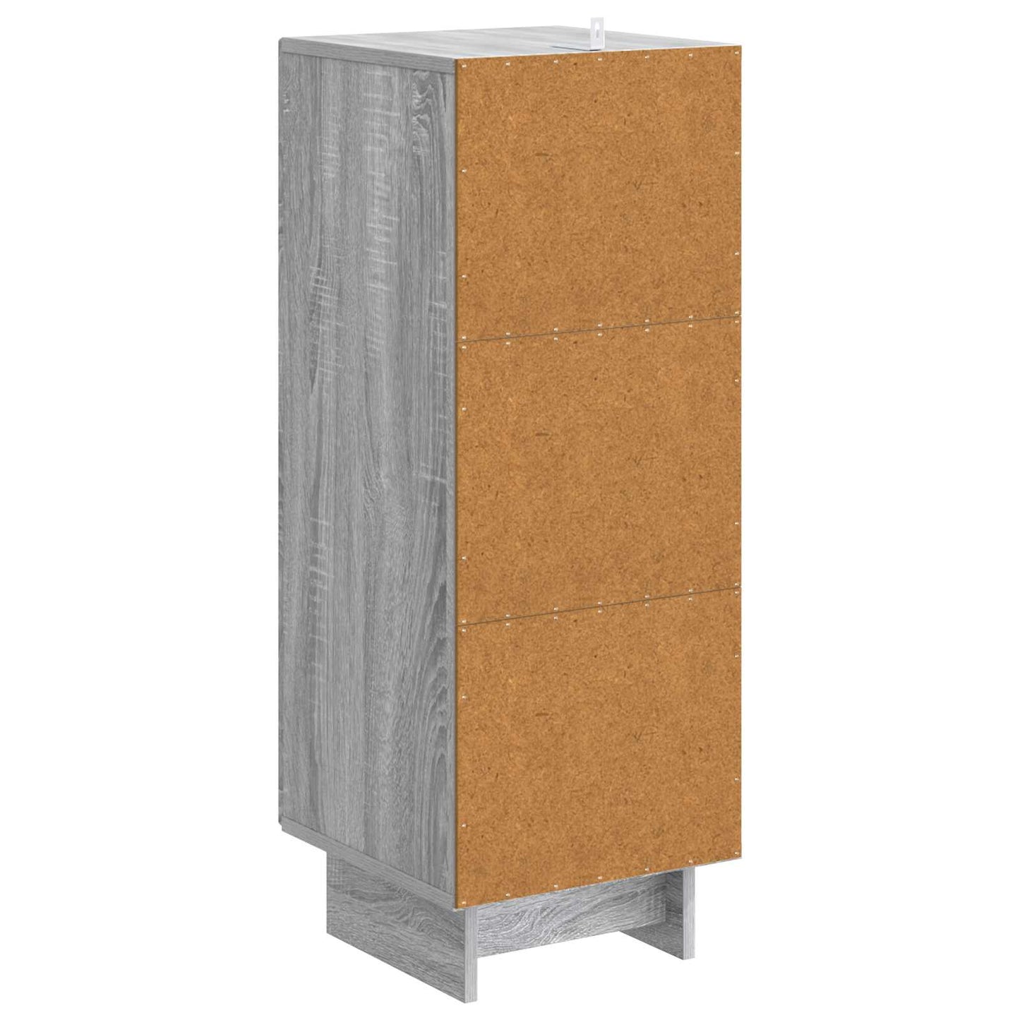 vidaXL Sideboard Grey Sonoma 33 x 34.5 x 90 cm Engineered Wood