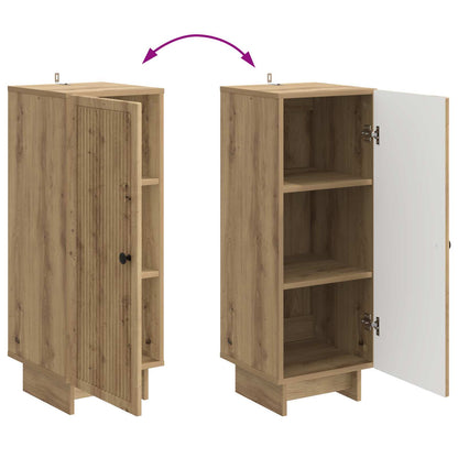 vidaXL Sideboard Artisan Oak 33 x 34.5 x 90 cm Engineered Wood