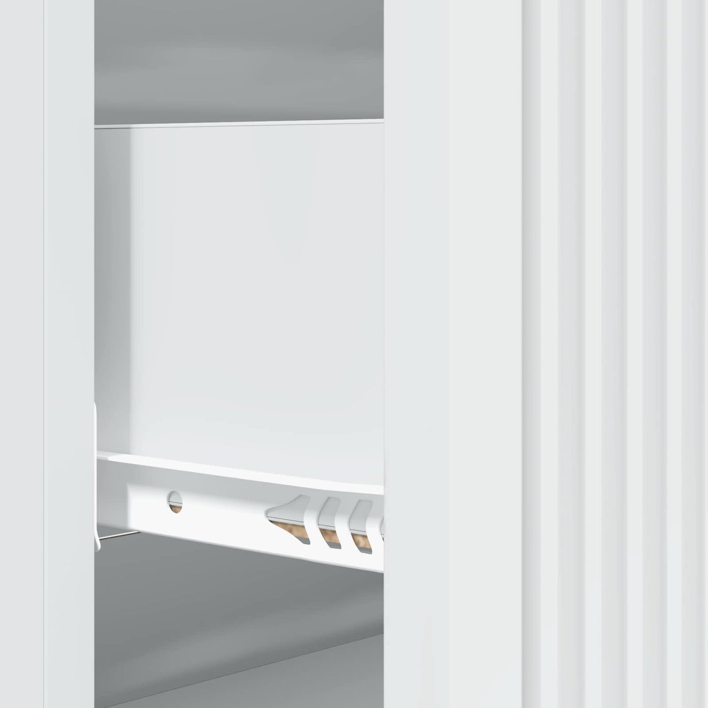 vidaXL Drawer Cabinet White 66 x 34.5 x 90 cm Engineered Wood