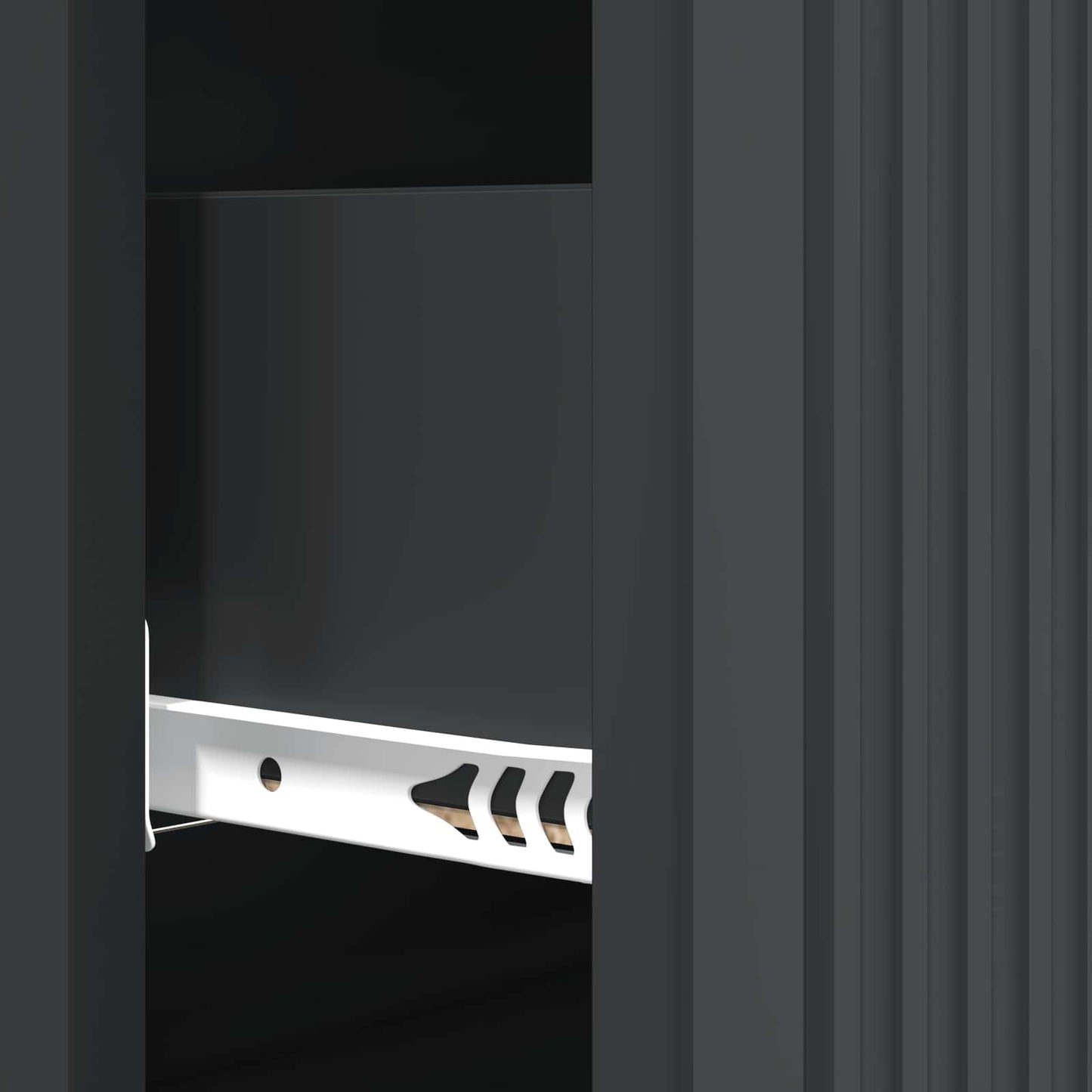vidaXL Drawer Cabinet Black 66 x 34.5 x 90 cm Engineered Wood