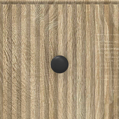 vidaXL Drawer Cabinet Sonoma Oak 66 x 34.5 x 90 cm Engineered Wood