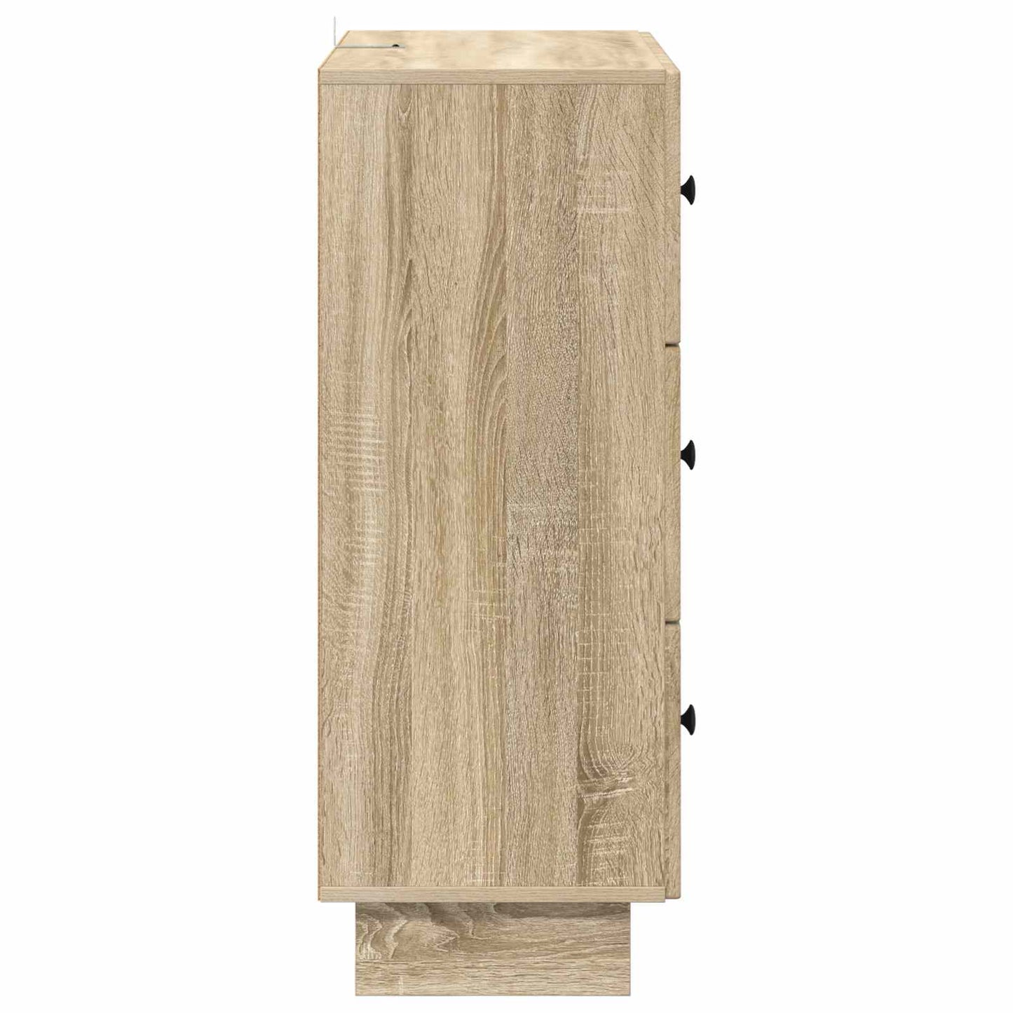 vidaXL Drawer Cabinet Sonoma Oak 66 x 34.5 x 90 cm Engineered Wood