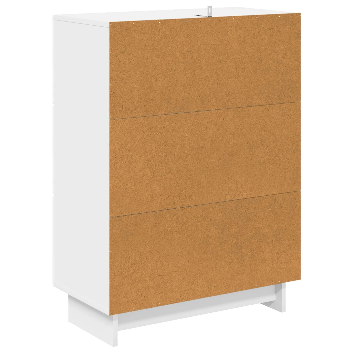 vidaXL Drawer Cabinet High Gloss White 66 x 34.5 x 90 cm