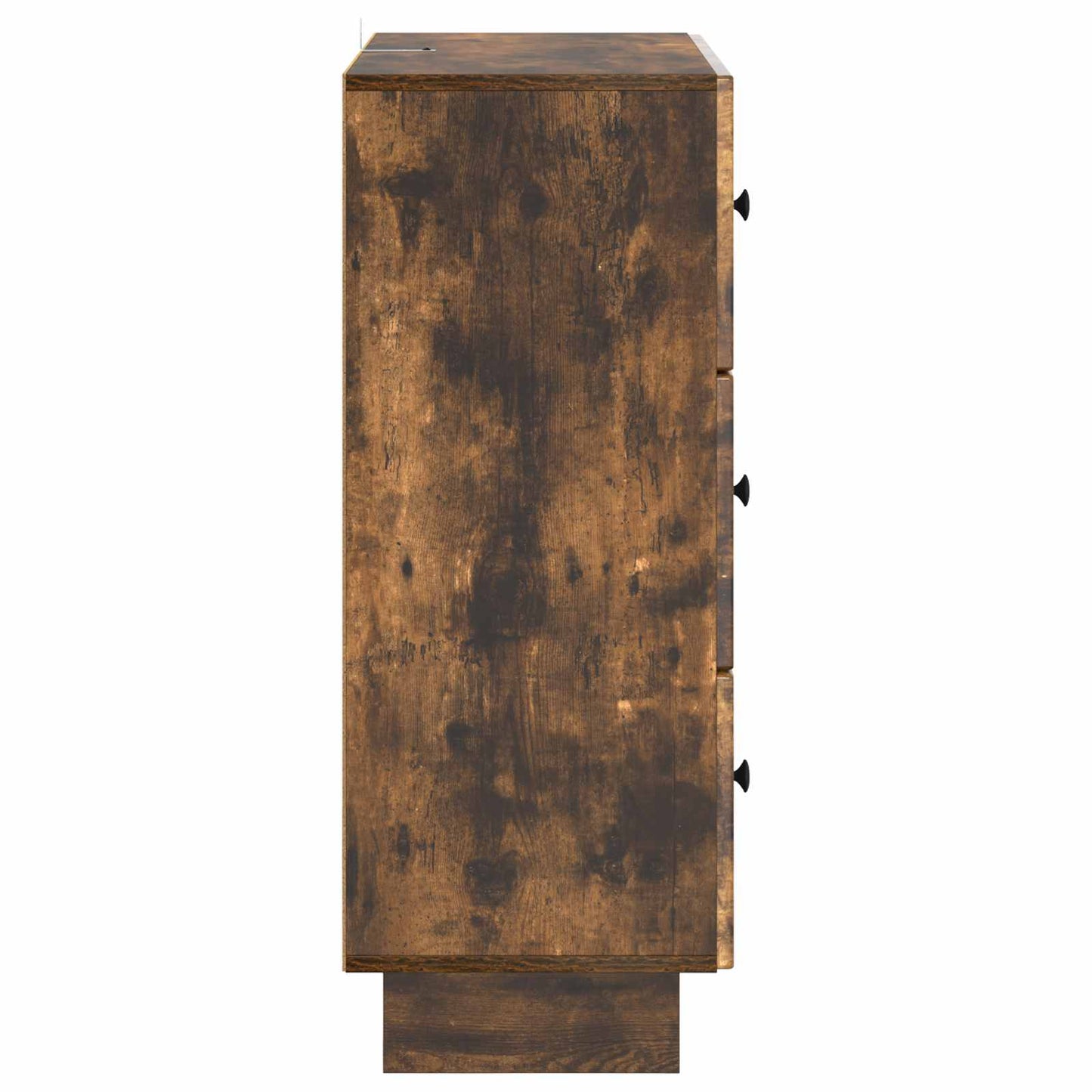 vidaXL Drawer Cabinet 66 x 34.5 x 90 cm Engineered Wood Smoked Oak