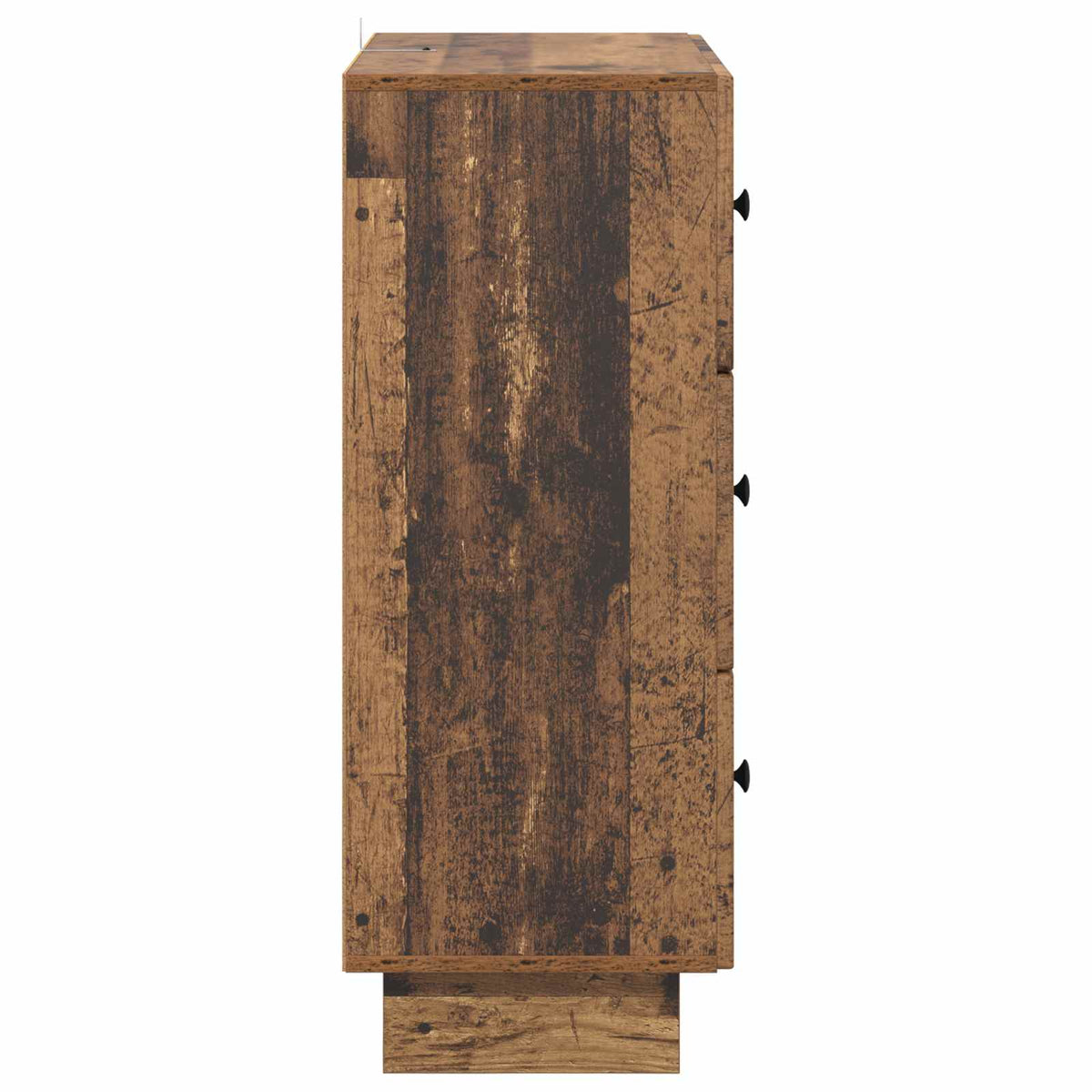 vidaXL Drawer Cabinet 66 x 34.5 x 90 cm Engineered Wood Old Wood