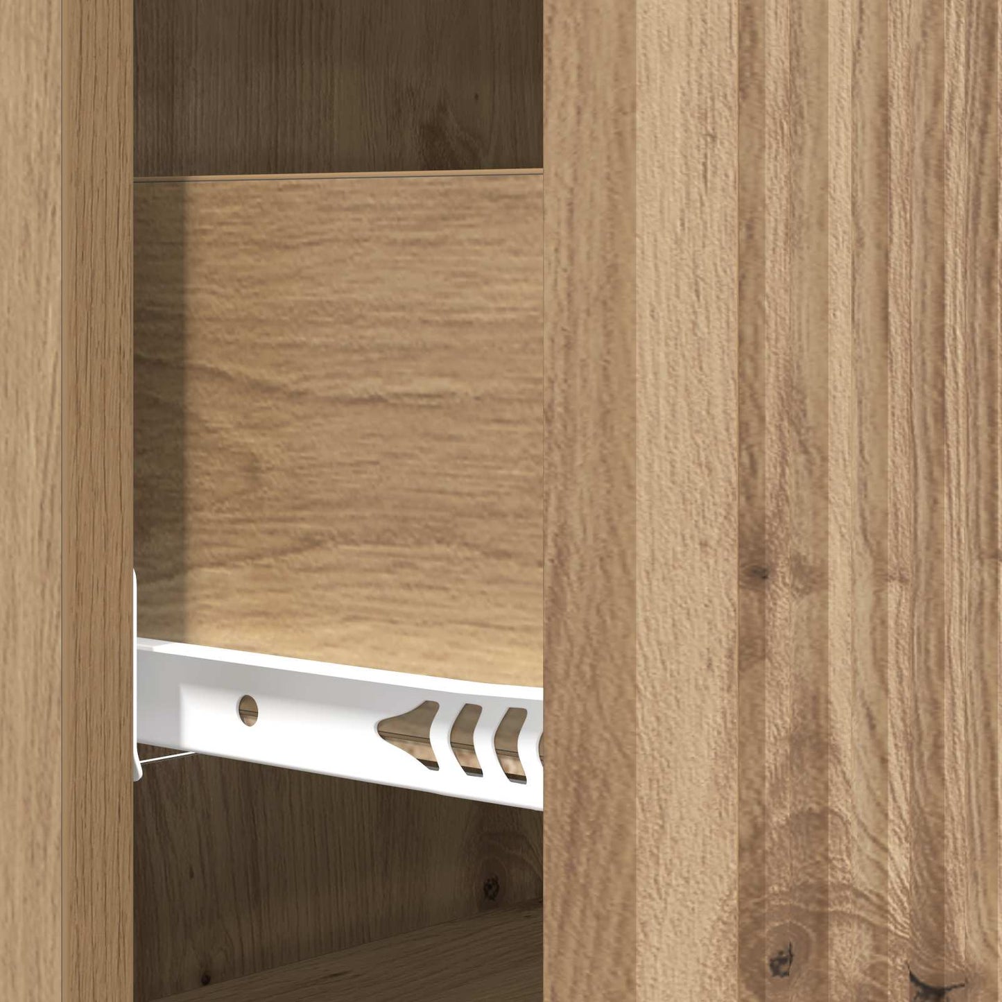 vidaXL Drawer Cabinet 66 x 34.5 x 90 cm Engineered Wood Artisan Oak
