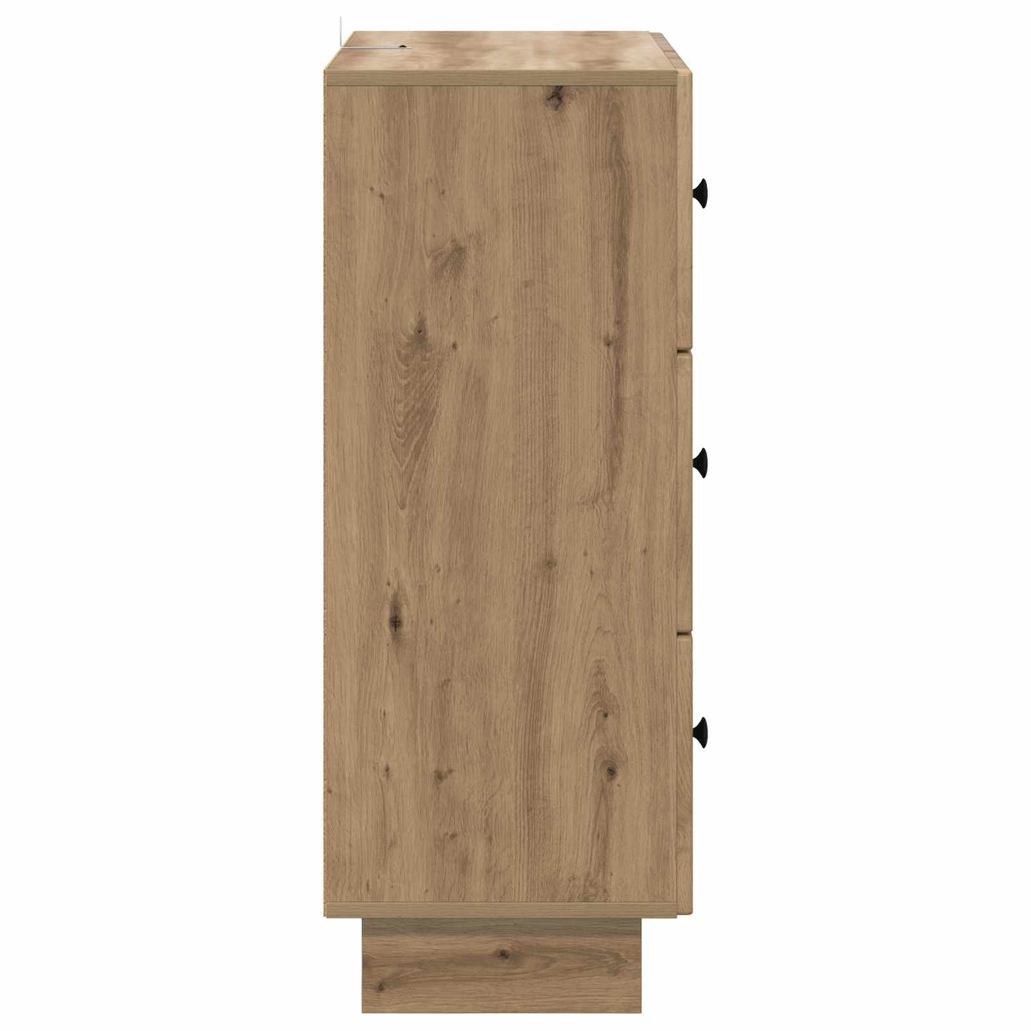vidaXL Drawer Cabinet 66 x 34.5 x 90 cm Engineered Wood Artisan Oak