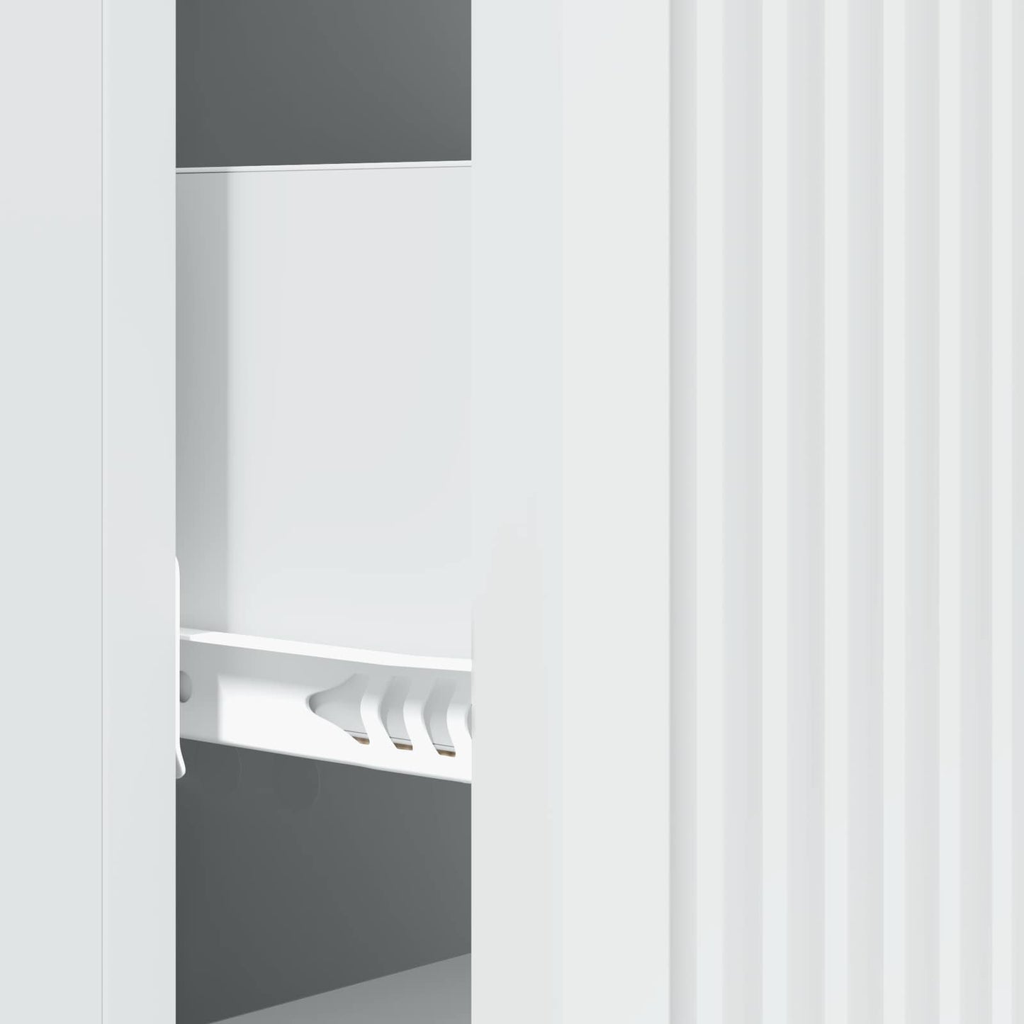 vidaXL Drawer Cabinet White 33 x 34.5 x 90 cm Engineered Wood