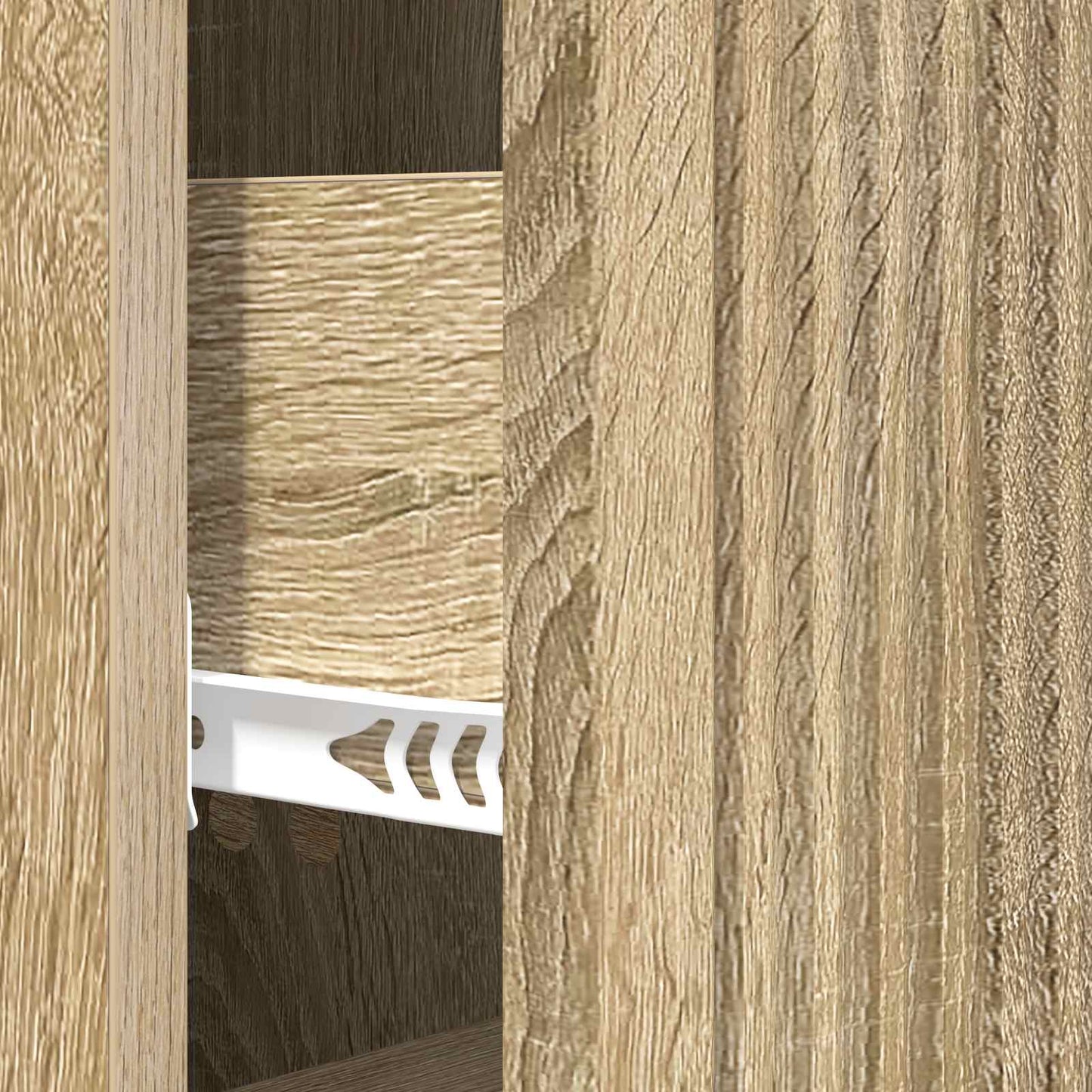 vidaXL Drawer Cabinet Sonoma Oak 33 x 34.5 x 90 cm Engineered Wood