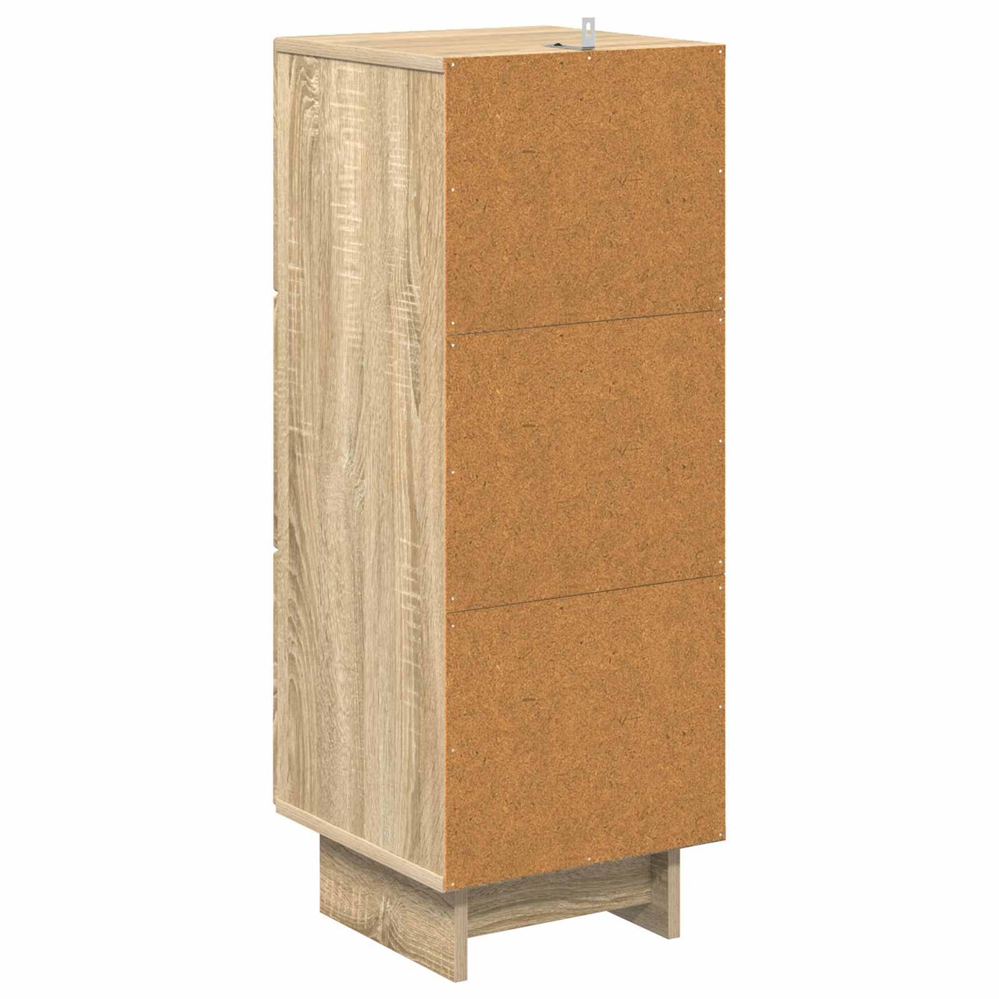 vidaXL Drawer Cabinet Sonoma Oak 33 x 34.5 x 90 cm Engineered Wood