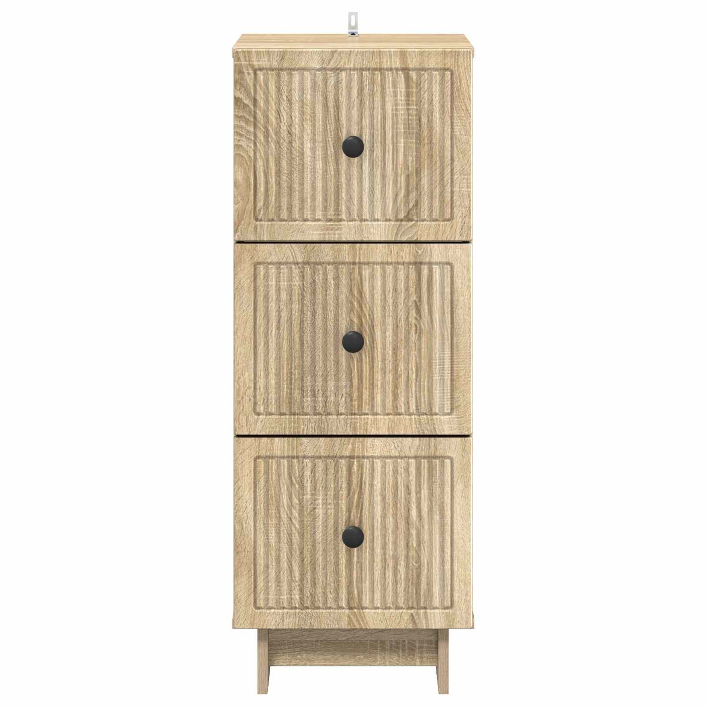 vidaXL Drawer Cabinet Sonoma Oak 33 x 34.5 x 90 cm Engineered Wood