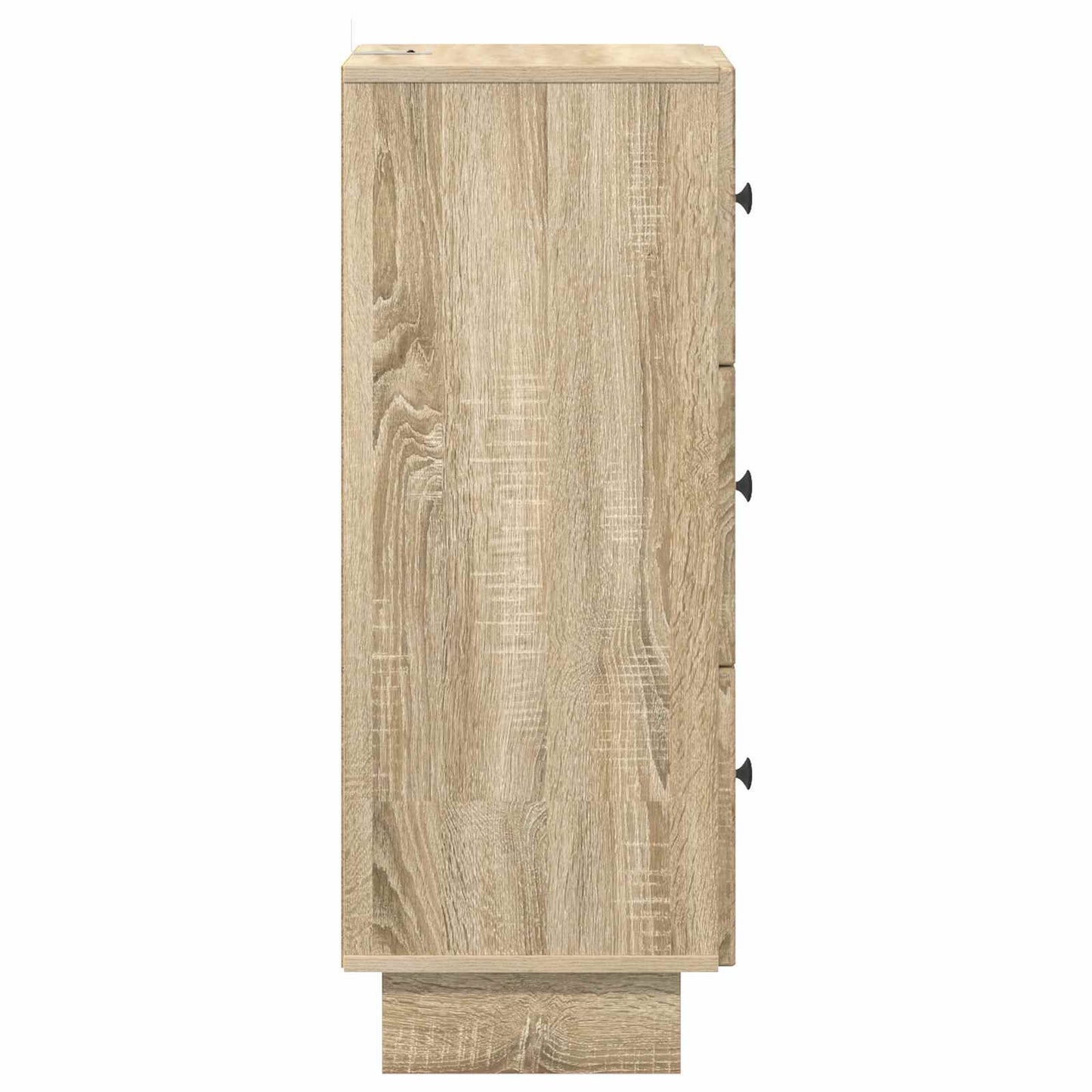 vidaXL Drawer Cabinet Sonoma Oak 33 x 34.5 x 90 cm Engineered Wood