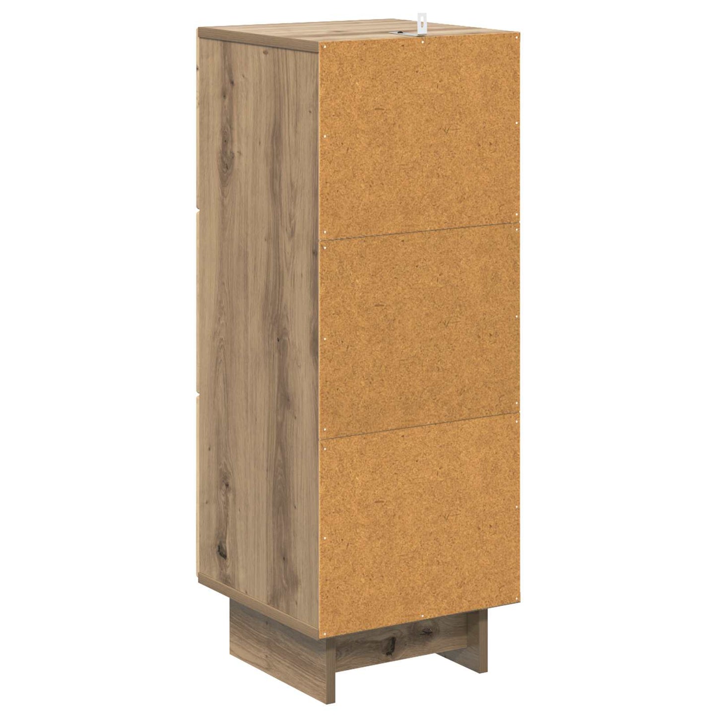 vidaXL Drawer Cabinet 33 x 34.5 x 90 cm Engineered Wood Artisan Oak