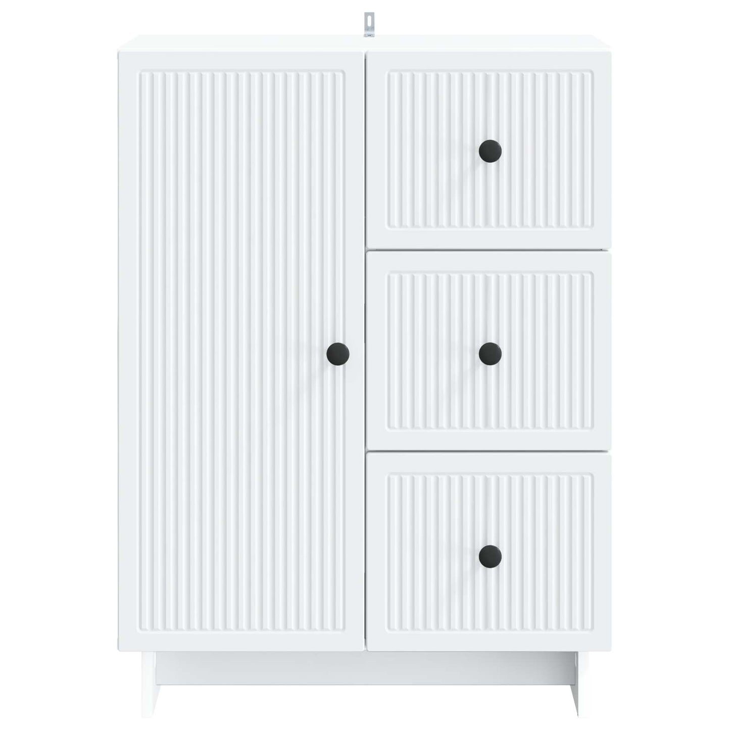 vidaXL Sideboard White 66 x 34.5 x 90 cm Engineered Wood