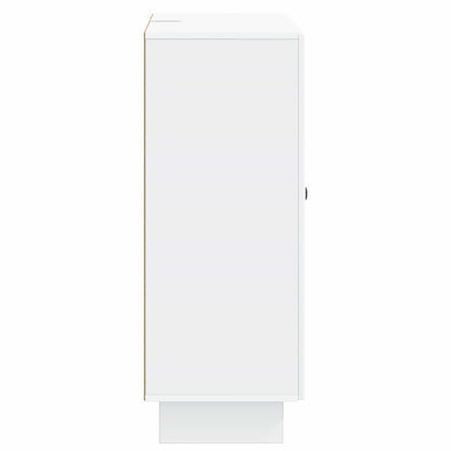 vidaXL Sideboard with Drawer White 66 x 34.5 x 90 cm Engineered Wood