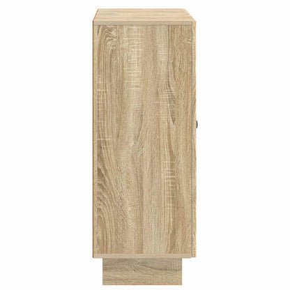 vidaXL Sideboard Sonoma Oak 66 x 34.5 x 90 cm Engineered Wood