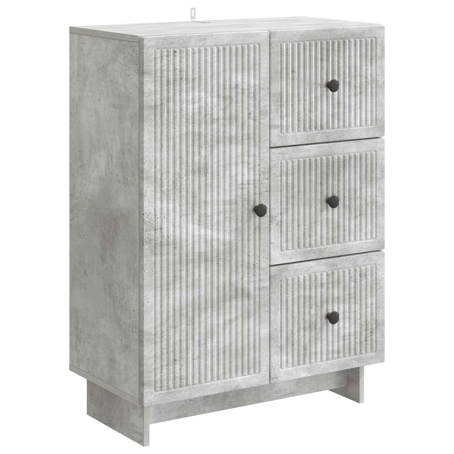 vidaXL Sideboard Concrete Grey 66 x 34.5 x 90 cm Engineered Wood