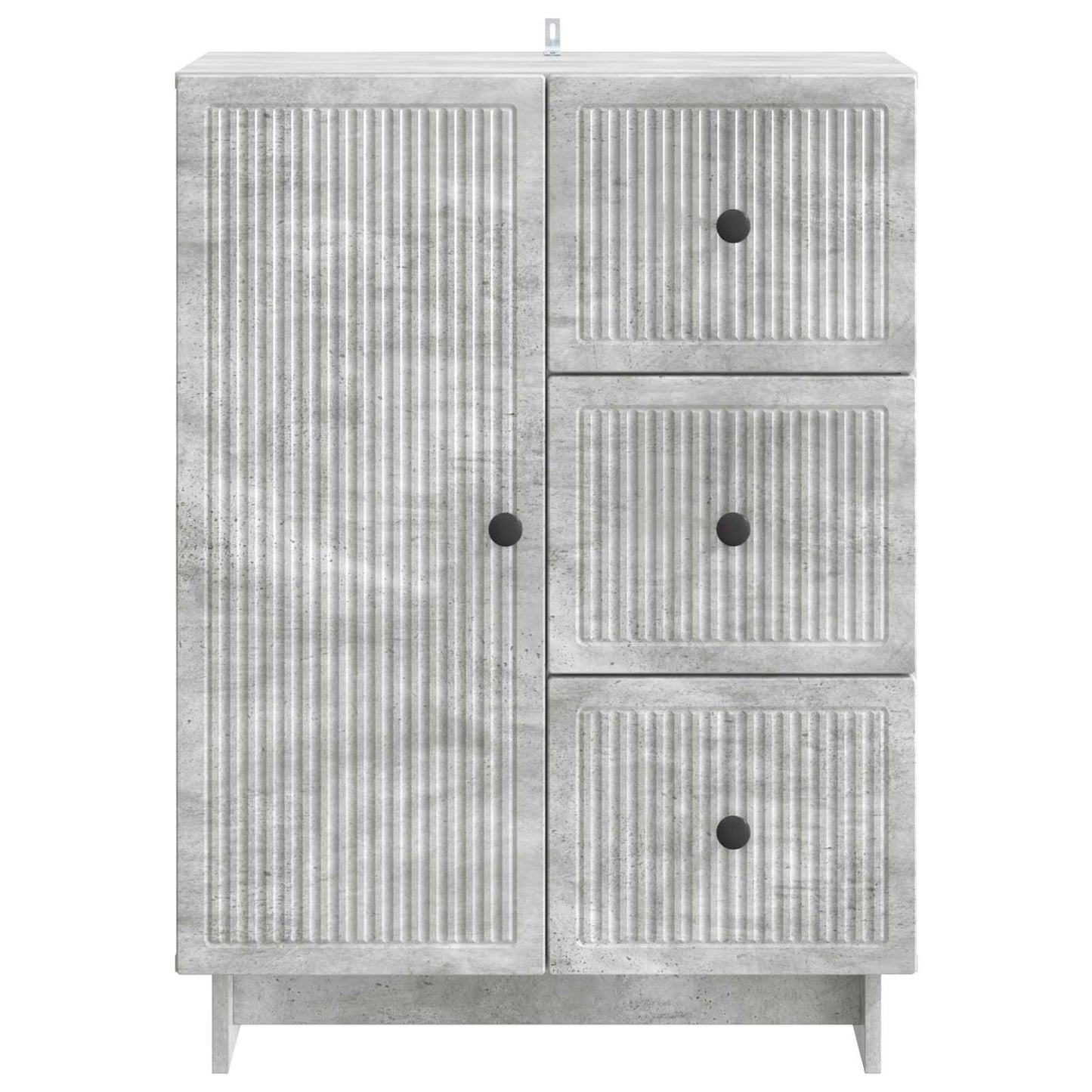 vidaXL Sideboard Concrete Grey 66 x 34.5 x 90 cm Engineered Wood