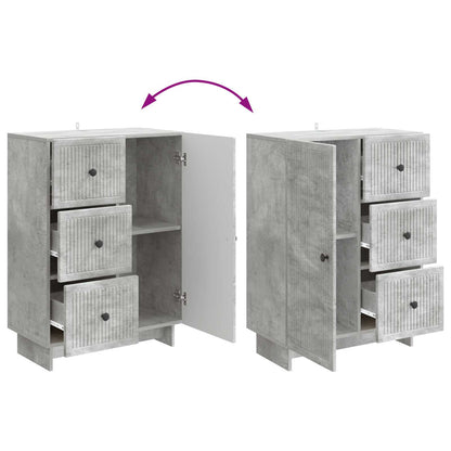 vidaXL Sideboard Concrete Grey 66 x 34.5 x 90 cm Engineered Wood
