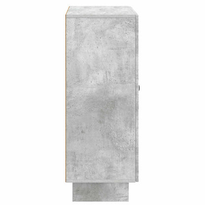vidaXL Sideboard Concrete Grey 66 x 34.5 x 90 cm Engineered Wood