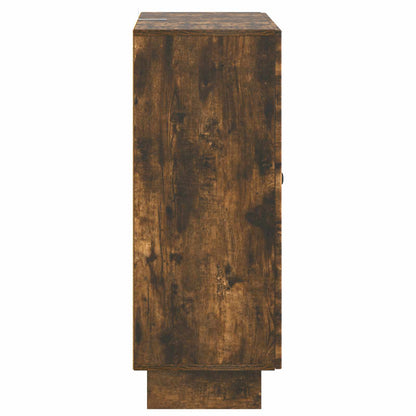 vidaXL Sideboard Smoked Oak 66 x 34.5 x 90 cm Engineered Wood