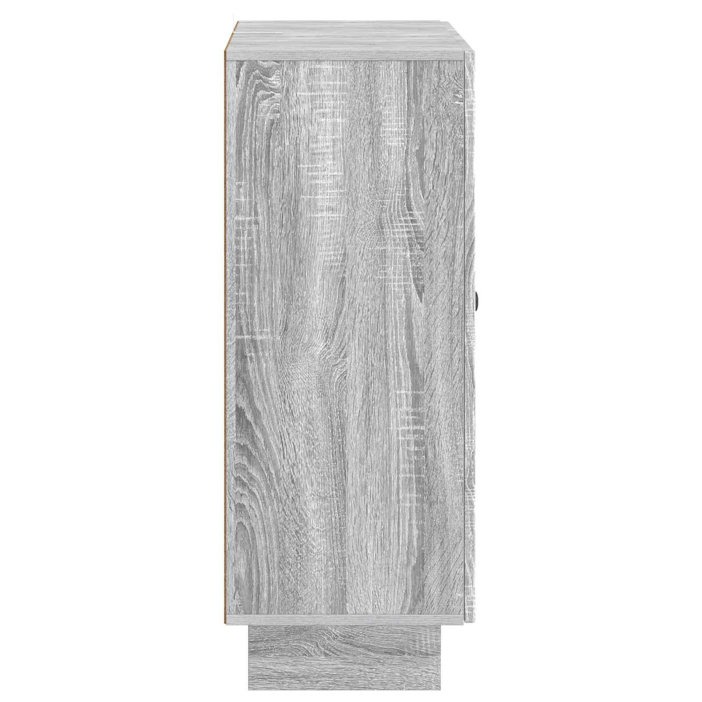 vidaXL Sideboard Grey Sonoma 66 x 34.5 x 90 cm Engineered Wood