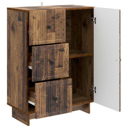 vidaXL Sideboard Old Wood 66 x 34.5 x 90 cm Engineered Wood