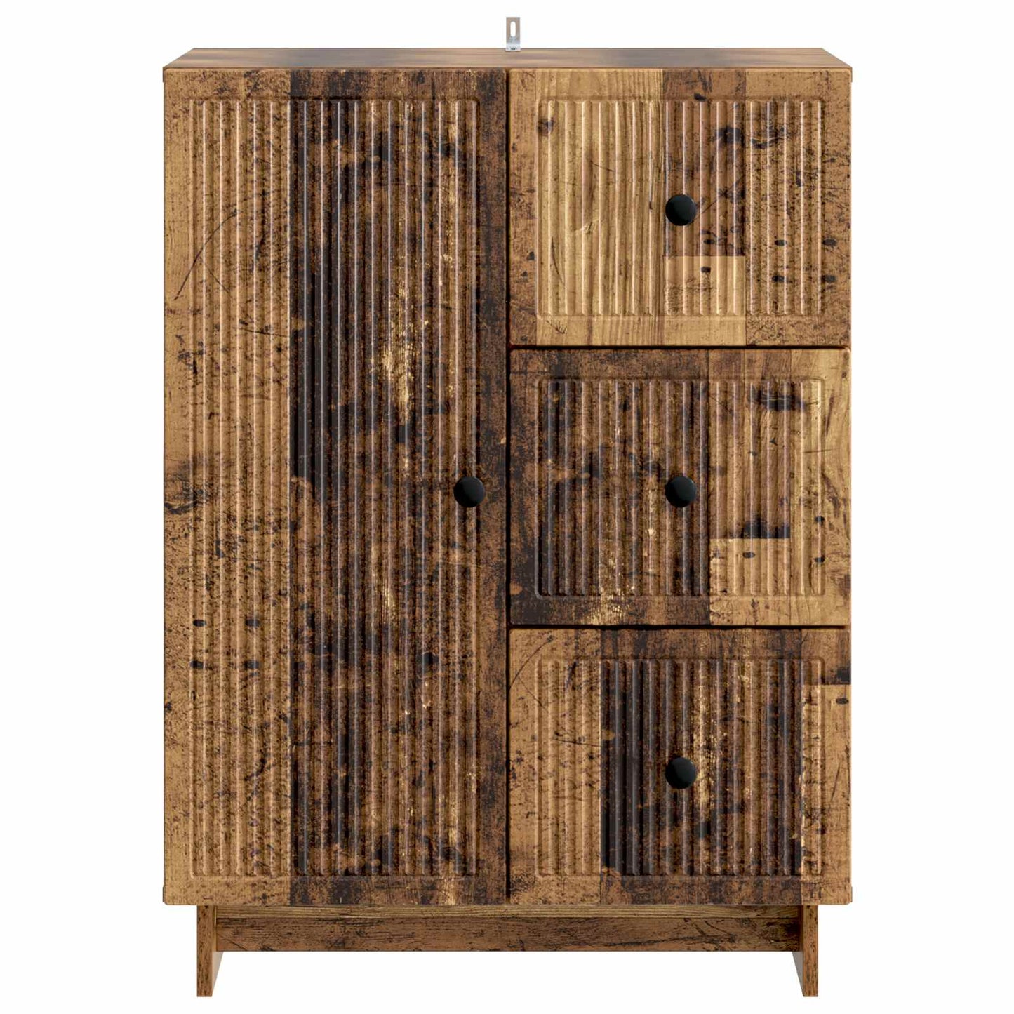 vidaXL Sideboard Old Wood 66 x 34.5 x 90 cm Engineered Wood