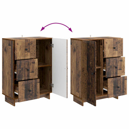 vidaXL Sideboard Old Wood 66 x 34.5 x 90 cm Engineered Wood