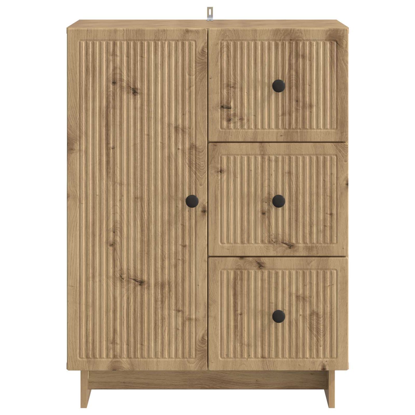 vidaXL Sideboard Artisan Oak 66 x 34.5 x 90 cm Engineered Wood