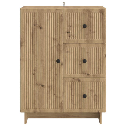 vidaXL Sideboard Artisan Oak 66 x 34.5 x 90 cm Engineered Wood