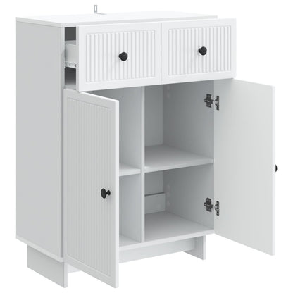 vidaXL Sideboard with Drawer White 66 x 34.5 x 90 cm Engineered Wood