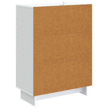vidaXL Sideboard with Drawer White 66 x 34.5 x 90 cm Engineered Wood