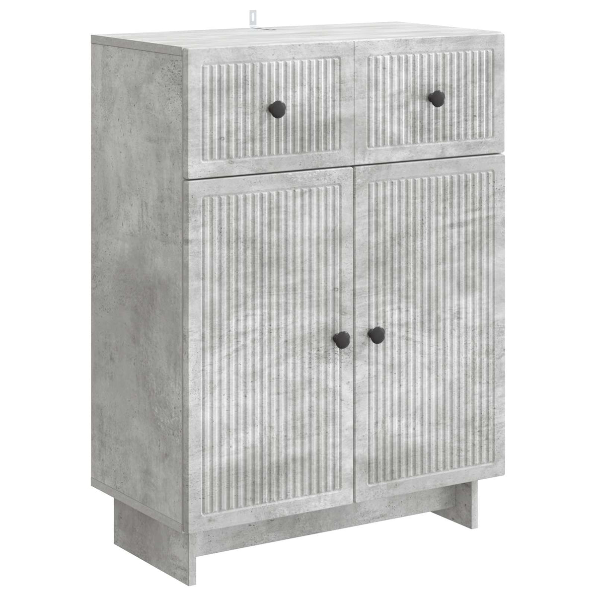 vidaXL Sideboard Concrete Grey 66 x 34.5 x 90 cm Engineered Wood